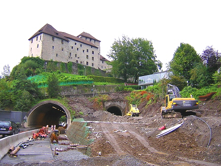 k-128a Feldkirch ehem. Ausfahrt aus dem Schattenburger Tunnel F