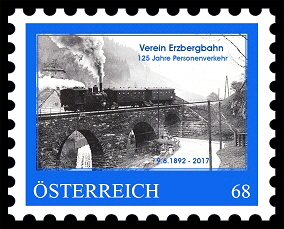 k-Erzbergbahn Briefmarke