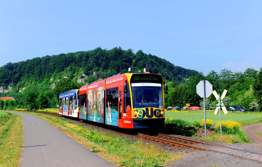 k-HSB 004. DUO Tram bei Niedersachswerfen 28.05.2016 hr